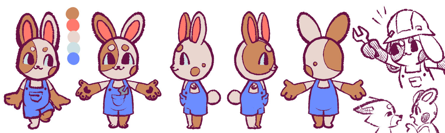 Fuzzy the Bunny Children&#39;s Book Development