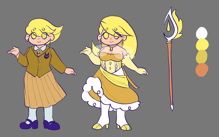 Puddles Character/Reference Sheet