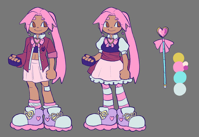 Kohana Sakura Character/Reference Sheet