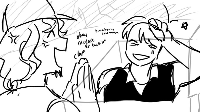 Keiji: &quot;...Kinda having some trouble...&quot; QTaro: &quot;Okay I&#39;ll close &#39;er back up.&quot;