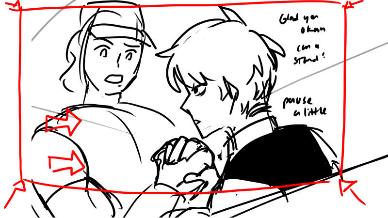 QTaro: &quot;Glad &#39;yer okay. Can you Stand?&quot;