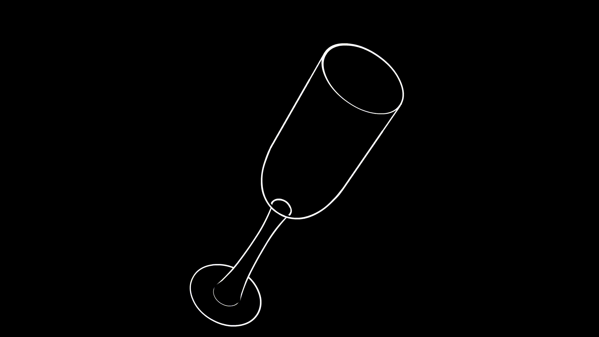 Champagne Pour Water 2D VFX