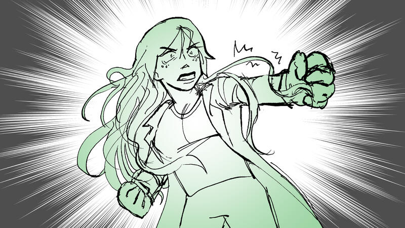 Maya gains the ability of a jellyfish and is able to defeat the monster thrown at her!